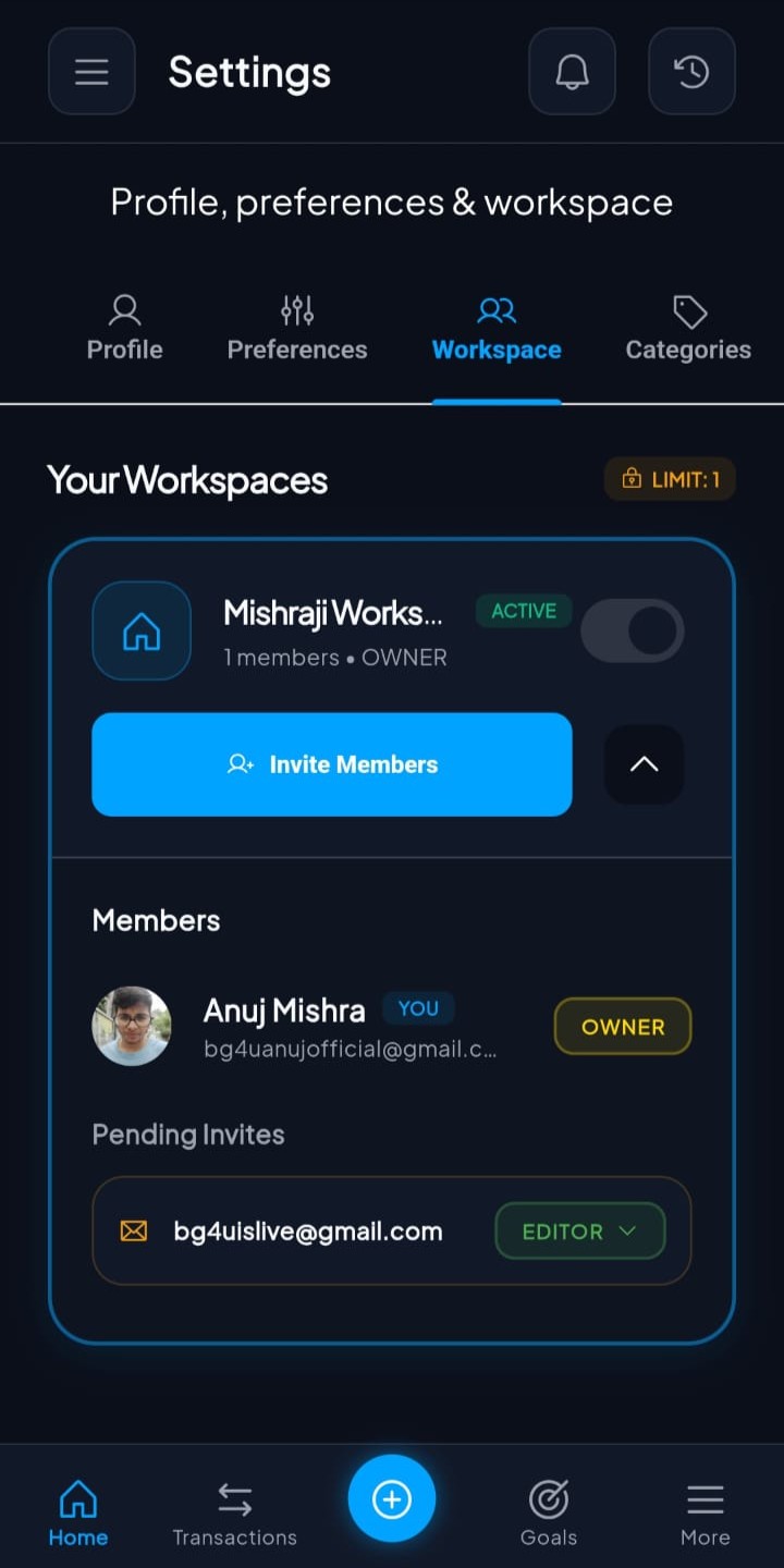 Screenshot for Collaborate with Friends & Family
